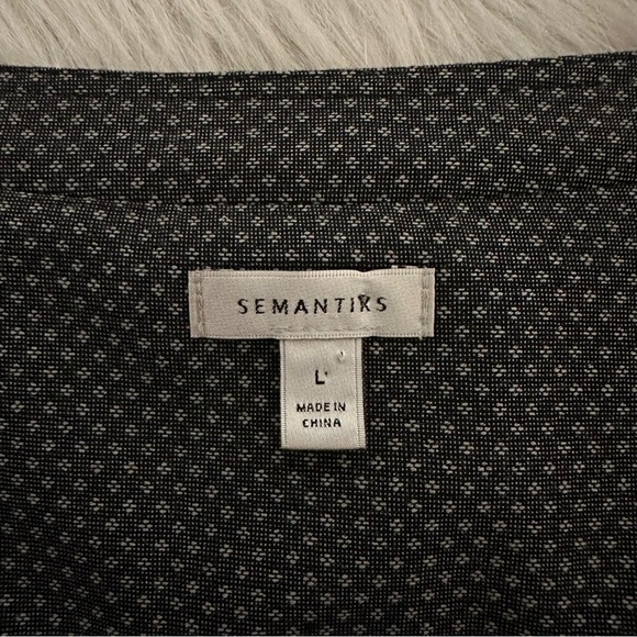 Semantiks Jacket Blazer Outerwear Grey Button Up Business Casual Preppy Academia - Picture 5 of 8